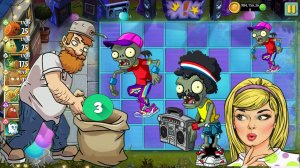 Plants vs Zombies-2 Day 3 Neon Mix tape Tour Танцующие Зомби