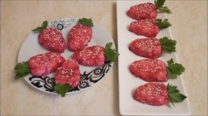 ПРАЗДНИЧНАЯ закуска с КОПЧЕНОЙ скумбрией КЛУБНИЧКА