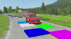 Цветной забег: машинки меняют окрас и издают уморительные звуки! МУЛЬТИКИ ПРО МАШИНКИ.