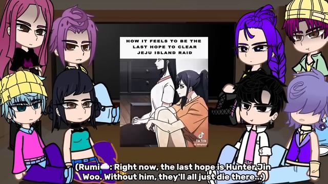 Kpop demon hunter react to sung Jin woo VS beru смотреть онлайн