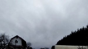 Ускоренное движение фронтальных облаков холодного фронта атлантического циклона 4 ноября 2025г