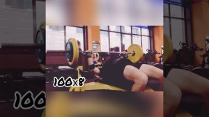 Жим лёжа. Алексей Малков. 100 кг.