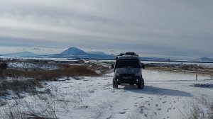Покидаем юг России, до свидания море. Майкоп-Минводы-Волгоград. Дорога домой. 12 и 13 января 2024.