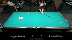 Закрытый турнир на кубок "СВОИ ЛЮДИ" Тренер - ученик (Ромодина/Николаев - Ясинецкий/Хитров)