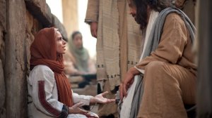 Исцеление кровоточивой женщины/Иисус исцеляет женщину веры/Священное Писание/Чудо Иисуса/Библия