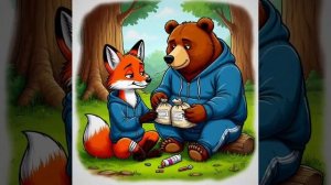 Сказка для взрослых или "Как Медведь Лису лечил"