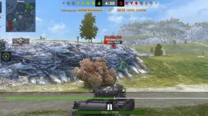 Танки Блиц. Танк ААТ60. Бой на Мастера. Хищник в деле))