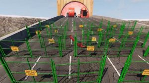 Большой и маленький моноколесный Молния Маккуин с колесами Monster Truck против поездов