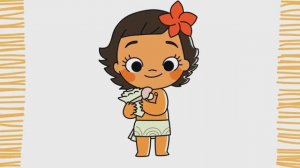 Как нарисовать Симею и Моану 2 в Диснее