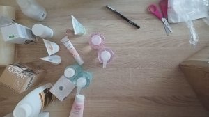 Распаковка. Уходовые средства.