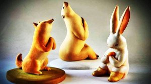 Деревянные скульптуры художника по дереву Акихико Йосида