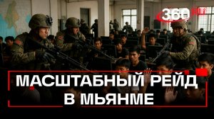 Военный рейд на центр интернет-мошенничества в Мьянме