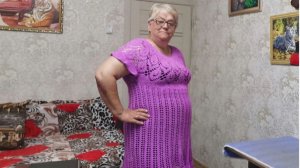 Платье туника крючком - Примерка и обзор