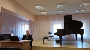 Лекция В. С. Портного "Подготовка к концертному выступлению" в рамках "ШПМ".