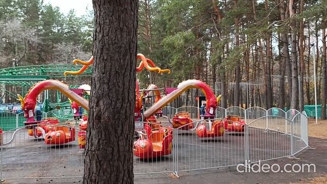 Аттракционы парка " Танаис" ( Воронеж). Ноябрь 2025... смотреть онлайн