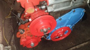 Покраска элементов моторного отсека эпоксидной грунт-эмаль ИНДАКОР .