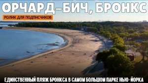 Нетуристический Нью-Йорк. Орчард-бич: единственный пляж Бронкса (ролик для подписчиков)