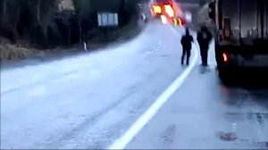 Сильный лед на трассе привёл к массовому ДТП в Иркутской области