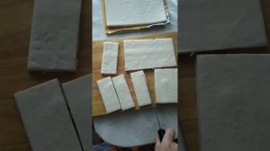 Слоёные язычки как в школе. Быстро.