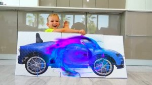 Ребята играют с необычными пазлами! Видео для детей.