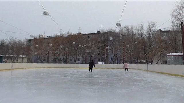 Мы с Татьяной на катке, 20.11.