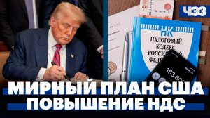 Главное о мирном плане США по Украине, Госдума приняла закон о поэтапном повышении НДС до 22%