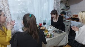 Отметили день рождения Даши, еле загрузила видео