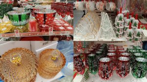 АШАН🎄 НОВОГОДНЯЯ ПОСУДА И СВЕЧИ 🤩