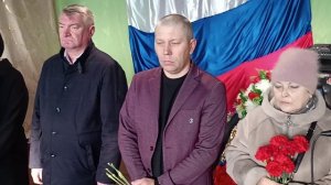 Прощание с Глебовым Романом погибшем на СВО д. Зарубина