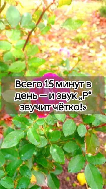 Всего 15 минут в день — и звук „Р“ звучит чётко!» смотреть онлайн