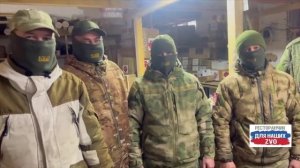 Парни из спец.подразделения в ресторанчике сегодня утром.  Накормили защитников. Передали бензопилу