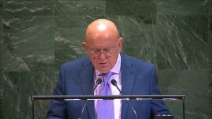 Statement by Vassily Nebenzia at UNGA Meeting on Equitable Representation on the Security Council
