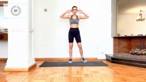 Walk 5,000 Steps at Home   Full Body Cardio Fat Burn + Standing Abs🔥25 Min  No Jumping