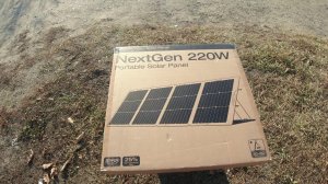 Солнечная панель Next Gen EcoFlow 220W и EcoFlow DELTA 3 Испытание панели на берегу море.🔥🏅👍