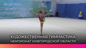 В Великом Новгороде прошел чемпионат по художественной гимнастике