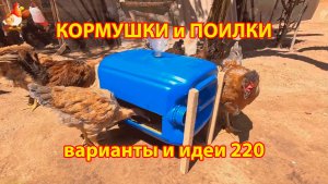 Кормушки и поилки для кур своими руками 220 🪚✂️ Пошаговая инструкция как сделать 🐔 🐓❣️