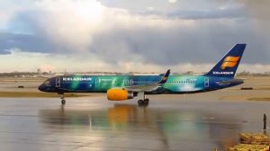 Icelandair Inaugural Arrival.