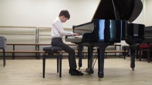 Фишман Яков, ДМШ №15. И. С. Бах, Трехголосная инвенция, ре минор.