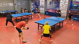 II ф. Остроумов/Бурикова (1194) - Песин/Вольская (882) настольный теннис Парный турнир 16.11 СПб