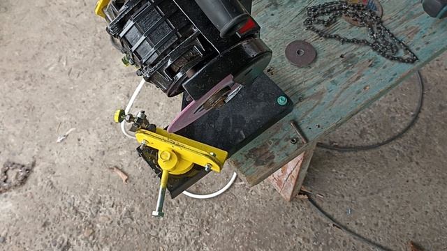 самодельный станок для заточки пильных цепей