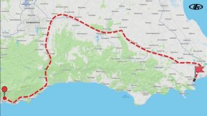 Ялта - Феодосия. За 15 минут по Тавриде и обходной Симферополя. Дорогами Крыма.