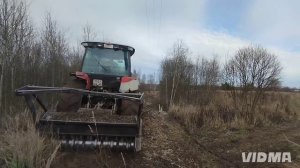МТЗ 2022,РАБОТАЮ НА МУЛЬЧЕРЕ