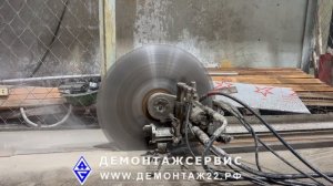 Как быстро пропилить толстый бетонный пол