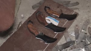 Процесс изготовления ножа Керамбит