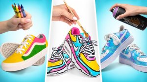 👟 Подари старой обуви новую жизнь с карандашами «Крайонс» 🎨