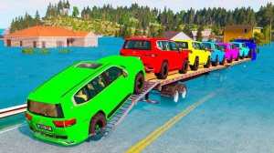 Мультики для детей. Яркие Ленд Крузары на дорогах проходят испытания. Смотреть мультики для малышей.