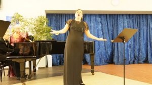 Ольга Сидоренко (Гужова) исполняет арию Ратмира Глинки. Фортепиано — Александр Блок