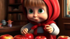 Маша И Медведь! Игра С Яблоками В Саду! Поймай Яблоки!