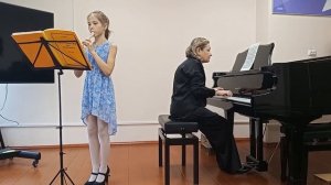 Ж.Б. Лойе "Соната фа мажор" 3 часть Горюнова Богдана