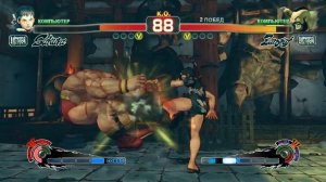 Ultra Street Fighter IV Sakura VS Zangief